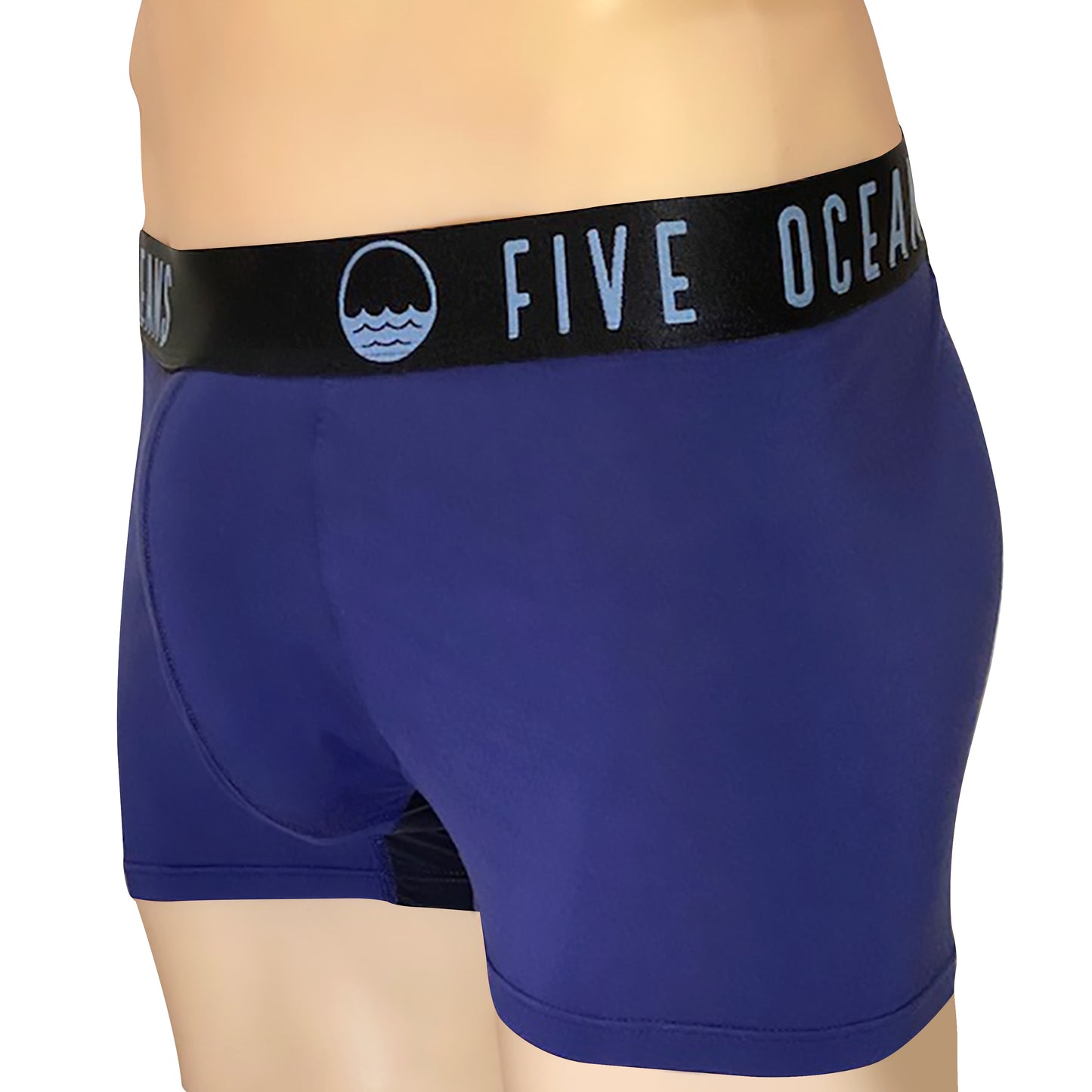 "Snag smugglers" mens short navy blue underwear