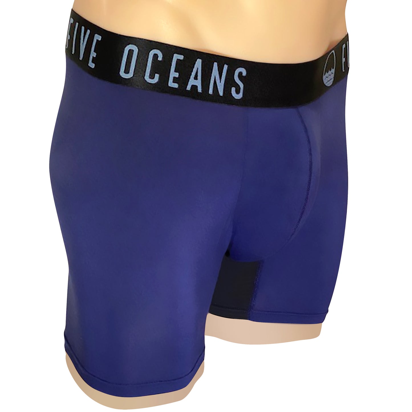 "The tackle bag" mens long navy blue underwear